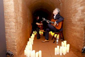 Vuelve el Festival Llum Burriana a la luz de las velas en el refugio antiaéreo