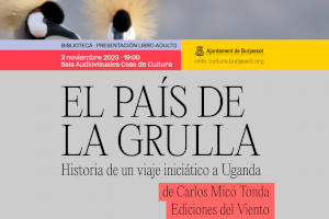 La Casa de Cultura de Burjassot acoge la presentación libro El País de la Grulla de Carlos Micó Tonda
