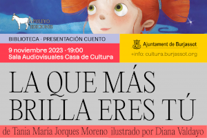 Tania Jorques vuelve a la Casa de Cultura de Burjassot y presenta su segundo libro, La que más brilla eres tú