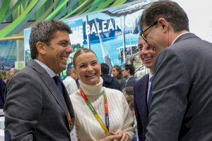 Carlos Mazón visita los estands de Andalucía y Baleares en la WTM de Londres