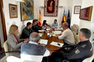 L’Ajuntament de Canals celebra la Junta Local de Seguretat amb la subdelegada del Govern en València, Raquel Ibáñez