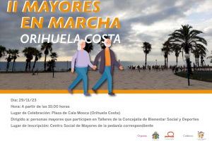 Orihuela organiza la II edición de “Mayores en Marcha Orihuela Costa”