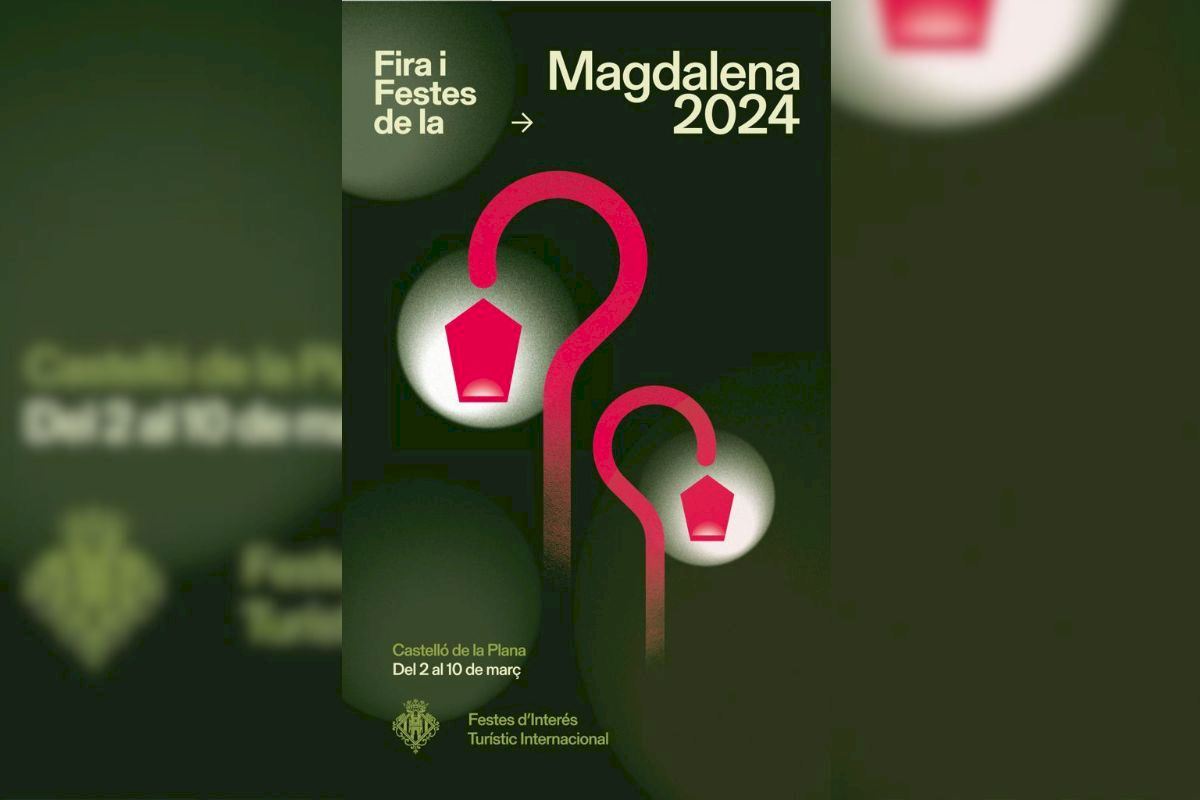 CARTEL FIESTAS DE LA MAGDALENA 2024 Castellón descubre su cartel de