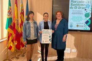 L'Ajuntament de Castelló impulsa una nova edició del Mercat Nadalenc del Grau en suport al comerç local