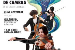 La Unió Musical Castellonenca oferirà el pròxim 25 de novembre de 2023 a les 12:00h un concert extraordinari a l’Alqueria Julià