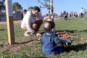 El Bosque de la Bienvenida de l’Eliana continúa creciendo