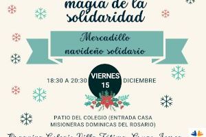 El Colegio Villa Fátima de Burriana celebra su primer Mercadillo Navideño Solidario