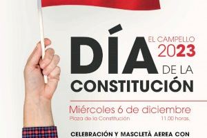 El Campello celebra mañana el Día de la Constitución  con actividades familiares y mascletá aérea