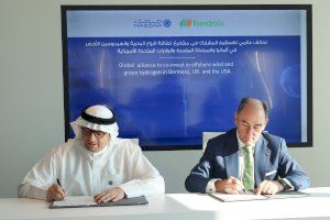 Iberdrola y Masdar firman una alianza para coinvertir 15.000 millones en eólica marina e hidrógeno verde en Alemania, Reino Unido y EEUU