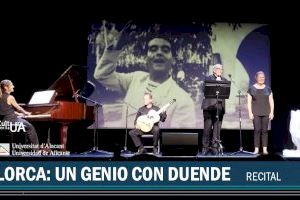Lorca: un genio con duende tanca la programació cultural Paranimf 2023 de la Universitat d’Alacant