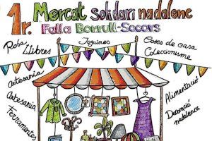 La Falla Borrull Socors organiza un mercado solidario navideño para recaudar fondo para PayaSOSpitall