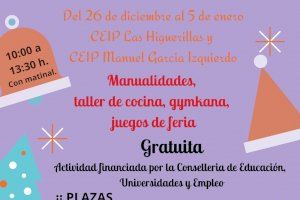 El Ayuntamiento de Requena Anuncia la Escuela de Navidad en Requena y San Antonio