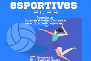 El àrea de Deportes de l'Alcúdia de Crespins convoca las becas deportivas locales 2023