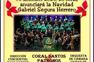 El Teatro Castelar acogerá el sábado 23 de diciembre el tradicional Concierto de Navidad de la Coral de los Santos Patronos