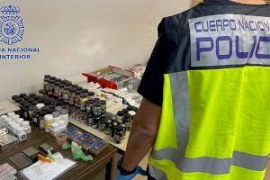 Éxito policial: Frenan el  ingreso de drogas y anabolizantes en el mercado ilegal de Alicante