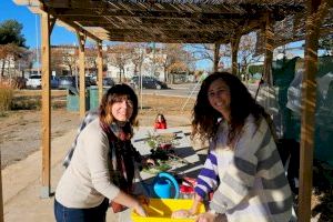 Taller navideño familiar en el huerto de San Lorenzo con Asociación Terra y Dona y COCEMFE Castelló