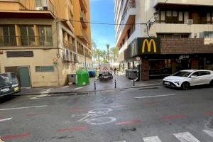 Alicante avanza en el soterramiento de contenedores de residuos en tres calles transversales de la Explanada