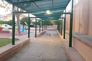 Finalizadas las obras de remodelación del parque Federico García Lorca de Petrer