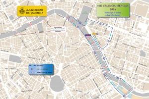 València acoge la 10K Ibercaja este domingo 14 de enero: consulta los cortes de circulación