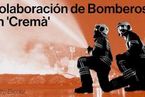 Los centros educativos pueden solicitar la colaboración de bomberos para la cremà escolar