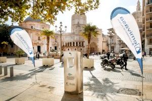 Valencia estrena las fuentes de agua declorada y refrigerada