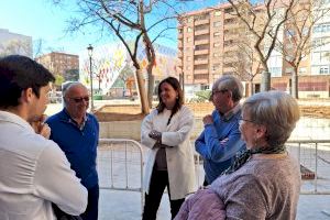 Gómez reivindica la renaturalización de la plaza de Roma: “Catalá no la habría hecho”