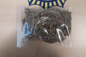 Cachean a un hombre en un control contra la droga en Almassora y hallan una gran cantidad de marihuana