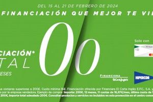 El Corte Inglés lanza “Financiación Total 0,0” sólo hasta el próximo 21 de febrero