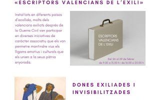 La Biblioteca Municipal Joan Fuster de Almenara acogerá desde el viernes 23 de febrero la exposición "Escriptors valencians de l'exili"