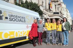 El Servicio de Atención a Urgencias Sociales asiste a más de 3.000 personas en Valencia durante el año 2023