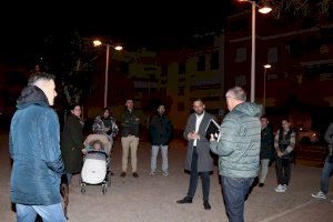 Darío Moreno visita el barrio Los Ríos de Sagunto en la segunda reunión del proyecto Alcalde de Barrio