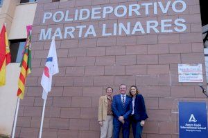 El Colegio Agora Lledó de Castellón bautiza su polideportivo con el nombre de Marta Linares, una prestigiosa gimnasta