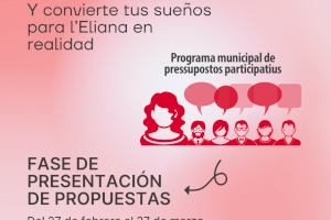 L’Eliana inicia la X campaña de Presupuestos Participativos