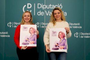 La Diputació de València reivindica la paridad en su cartel del Día Internacional de la Mujer