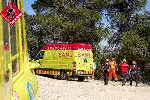 Dos jóvenes motoristas se estrellan en parajes de Gilet y Alfarp