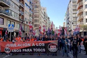 Conductores profesionales se manifiestan por la jubilación a los 60 años