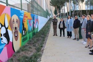 Benidorm recurre a artistas urbanos locales para decorar e ilustrar espacios públicos municipales