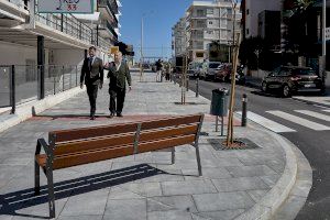 Les obres de millora del carrer Navegant de la platja de Gandia finalitzen amb una inversió de 184.000 €