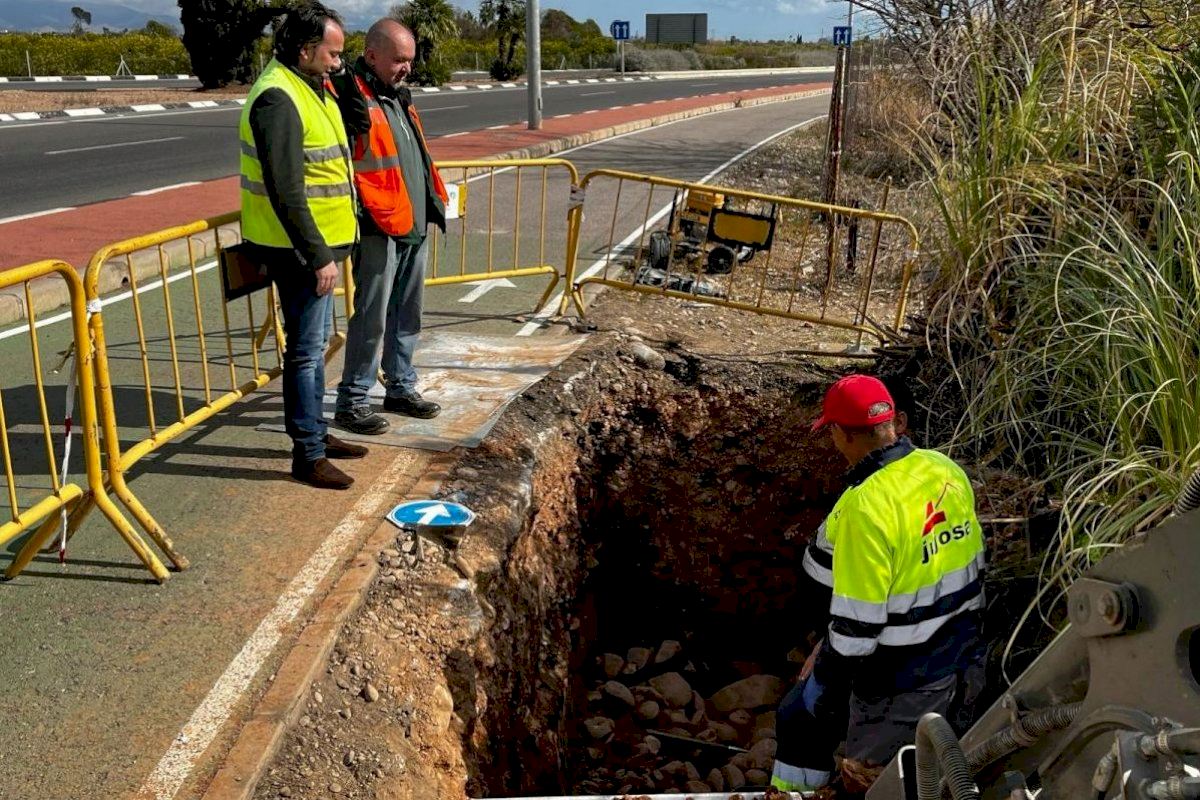 Nuevo hallazgo arqueológico en Burriana junto a un importante yacimiento que se esconde bajo la carretera
