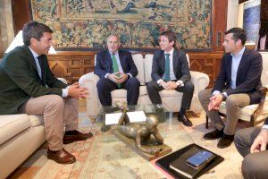 Carlos Mazón mantiene un encuentro de trabajo con el CEO de Iberdrola España