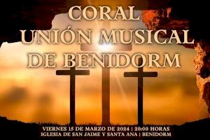 La Coral de la Unión Musical de Benidorm ofrece el viernes un concierto de música sacra en la iglesia de San Jaime