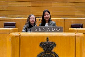 Las Falleras Mayores de Paterna 2024 visitan el Senado