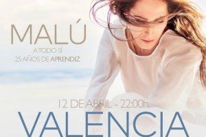 Malú conmemorará sus 25 años de carrera con un doblete de conciertos este fin de semana en el Palau de les Arts