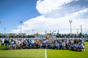 El Valencia CF y su entrenamiento más emotivo de la temporada