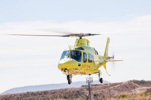 Grave accidente en la Vall de Gallinera al chocar un ciclista y una furgoneta