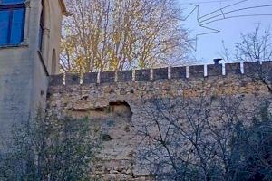 Cultura destina més de 240.000 euros per a restaurar els danys de dos trams de la muralla del castell de Xàtiva pendents des de 2016