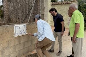 Les plaques dels carrers de Montemayor II de Manises ja són una realitat