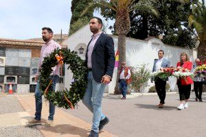 Sagunt homenatja els 27 republicans ajusticiats per la repressió franquista el 5 de maig de 1939