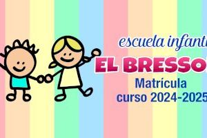 Este viernes finaliza el plazo de solicitudes para L’Escola Infantil “El Bressol”