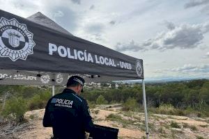 Paterna sobrevuela con drones de vigilancia La Vallesa para garantizar la seguridad y protección de la masa forestal